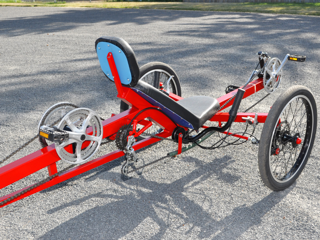 Viking Tandem Trike - tandem transmission